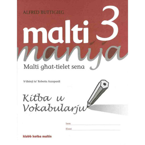 Picture of MALTI MANIJA 3 KITBA U VOKABULARJU